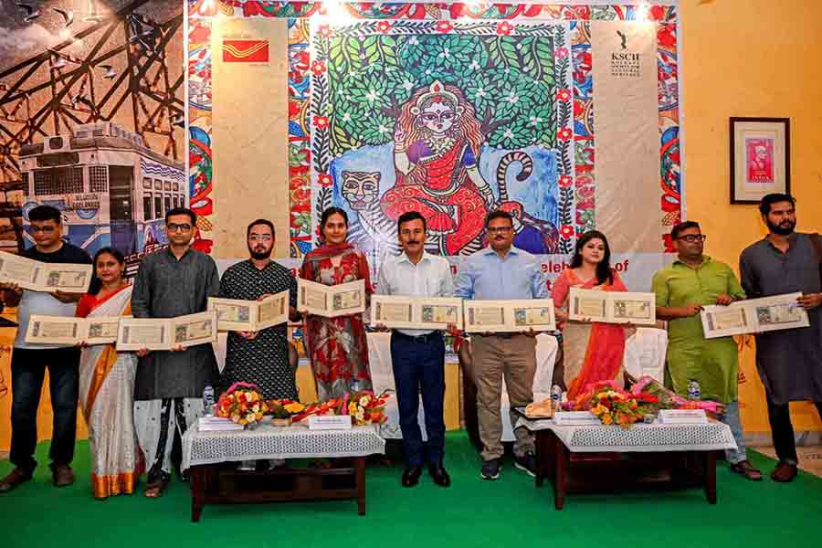 The commemorative stamp was launched at GPO Kolkata on May 14.