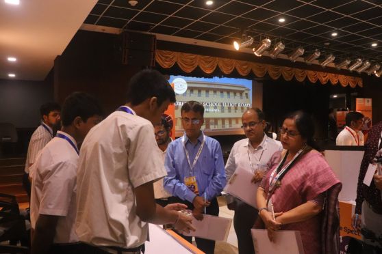 The inter-school science project contest was held at The Bhawanipur Education Society College, Kolkata where students demonstrated their projects that can contribute towards creation of a sustainable future