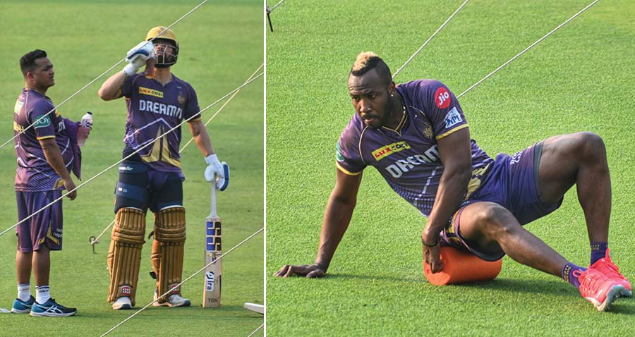 Team Kolkata Knight Riders players were clicked on Thursday at the Eden Gardens before they take off to Guwahati to face Rajasthan Royals in the playoff on May 19  
