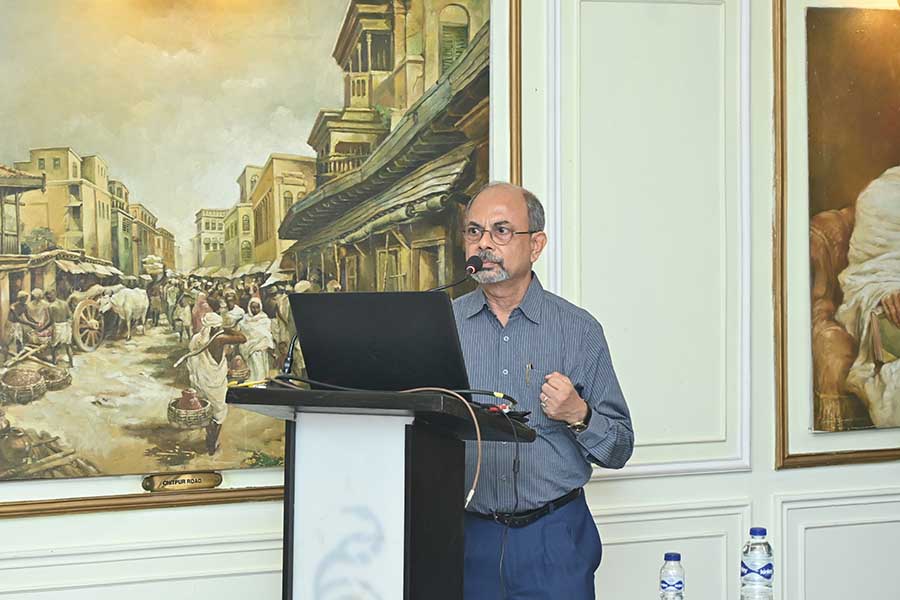 Ghosh is an EFIP and EFIAP awardee from the Federation of Indian Photography and published his first book, ‘India in Celebration’, in colour in 2021. He has five solo exhibitions to his credit at Kolkata’s Birla Academy of Art and Culture. “Covering the vast and varied aspects of India isn’t easy…While travelling [across India], I was always thinking if a new dimension could be given to the frames I was capturing. For me, the street is where the drama is,” said Ghosh