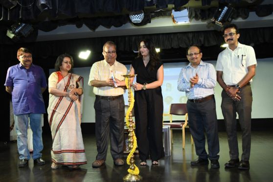 She was joined by Dr Madhupa Bakshi, Dean of the Media Science Department, Pradip Agarwal, CEO of KBT, Dr Gour Bannerjee, Principal of THA, and other distinguished faculty members.  The festival showcased a diverse array of events, including Fiction Films, Non-Fiction Films, Photography, One-Take Films, and Trailer Making, among others. It received an overwhelming response, with over 100 entries from students across various city colleges.