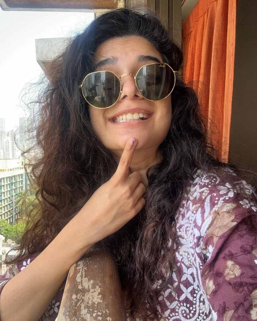 Little Things star Mithila Palkar also spread awareness about the elections this year. “Vote wisely, friends. Be aware. Know what really needs to change and vote for the hopeful change makers. Vote, and hope that it counts,” the 31-year-old actress wrote alongside a quirky picture of her dressed in a floral burgundy outfit and black shades.