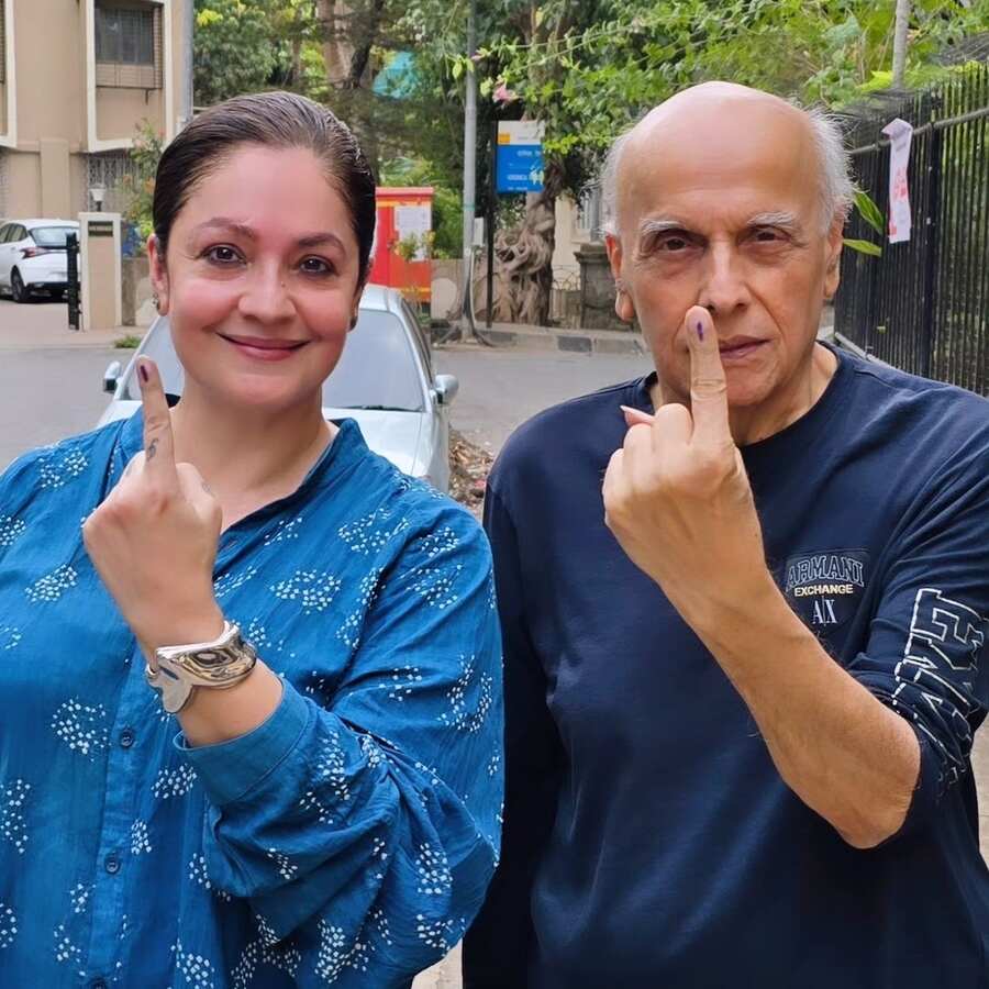Actress-filmmaker Pooja Bhatt expressed her excitement after seeing a long queue at the polling booth. “Walked our talk. Talked our walk! Was thrilled to see a long line at the polling booths at 7.00 am this morning. Keep it up Bandra! Keep it up Mumbai! Please go vote. Your voice matters,” she wrote alongside a picture with father Mahesh Bhatt.
