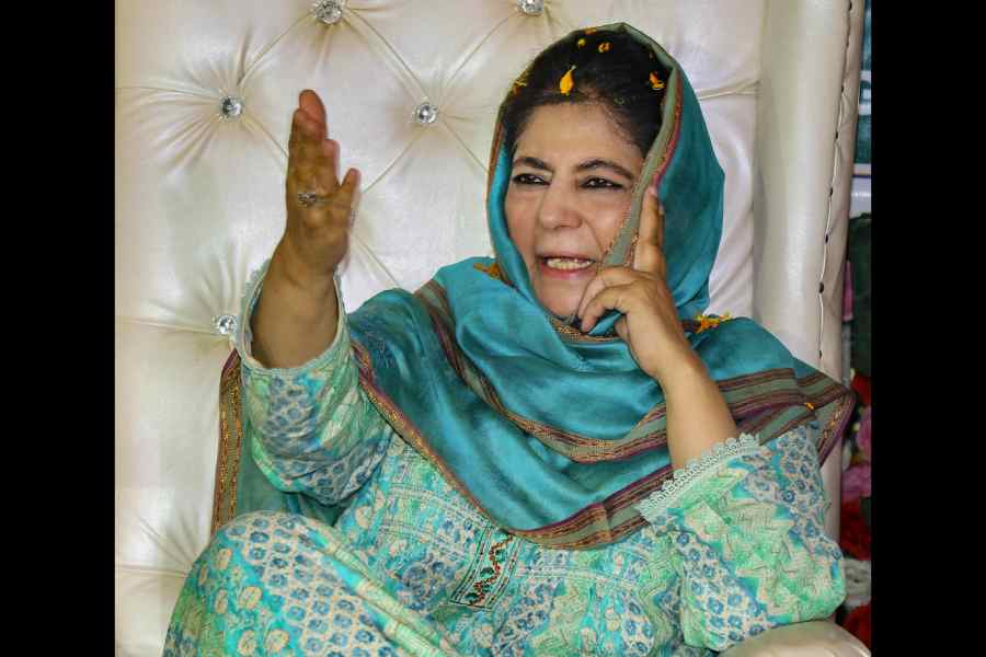 Mehbooba Mufti in Jammu on May 19.