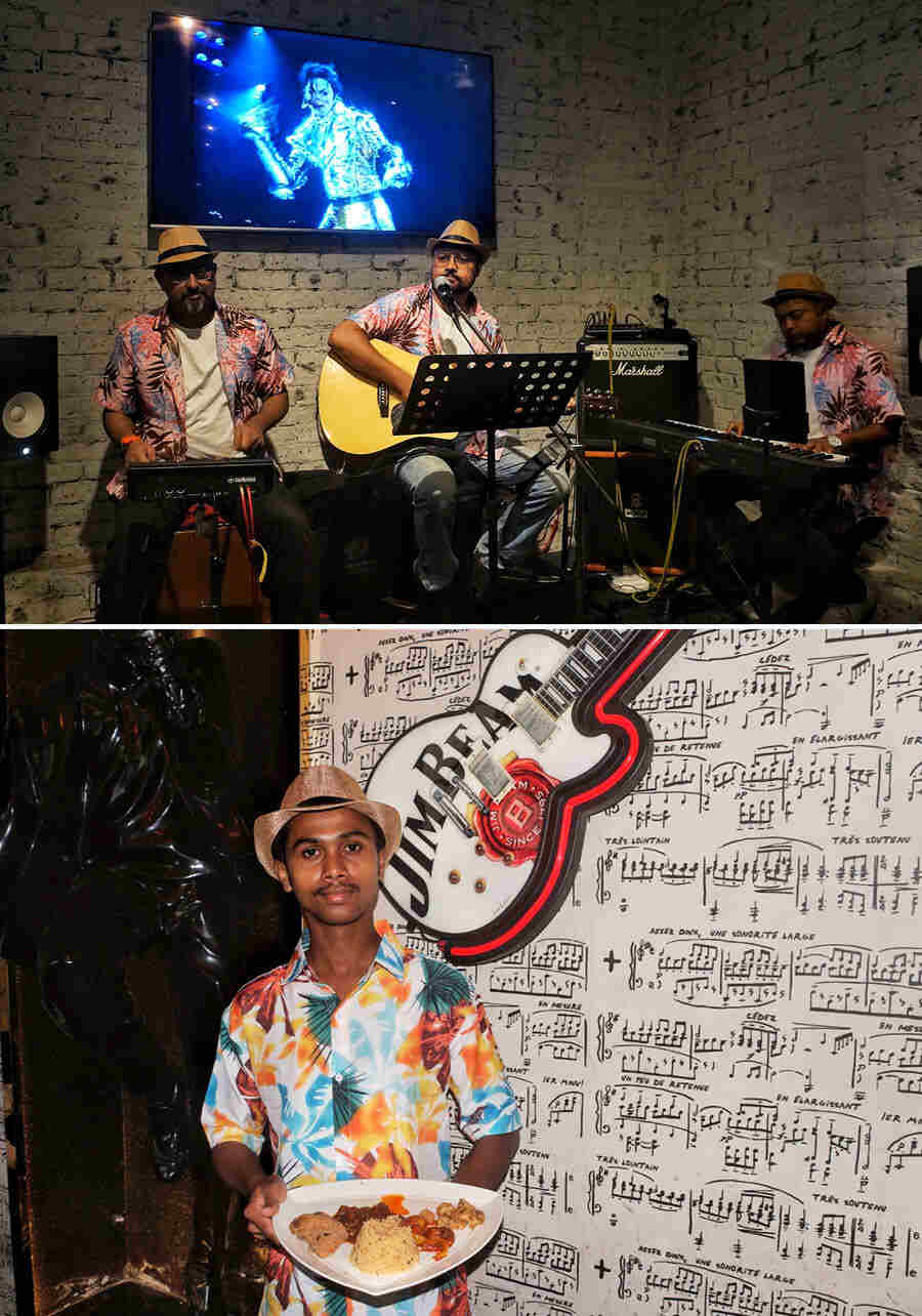 To keep up with the Goan vibes, live bands will perform throughout the festival and (below) the waitstaff will be decked up in tropical outfits, adding to the festive cheer