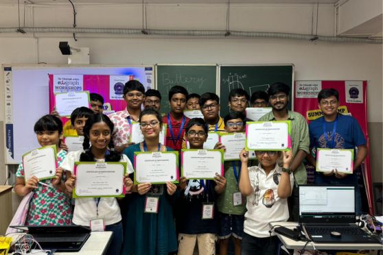 And that's a wrap for Edugraph's thrilling workshop titled ‘Circuit Crusaders: Robotics Workshop for Teens (13-18 years)’ from May 18 to May 20.