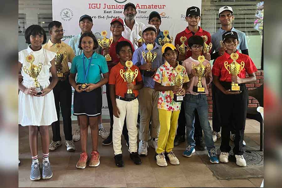 The winners from the Protouch Juniors at Tollygunge Club.