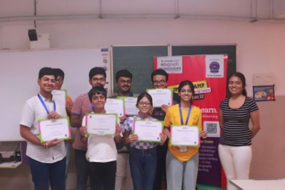 At the end of the workshop, students were provided participation certificates