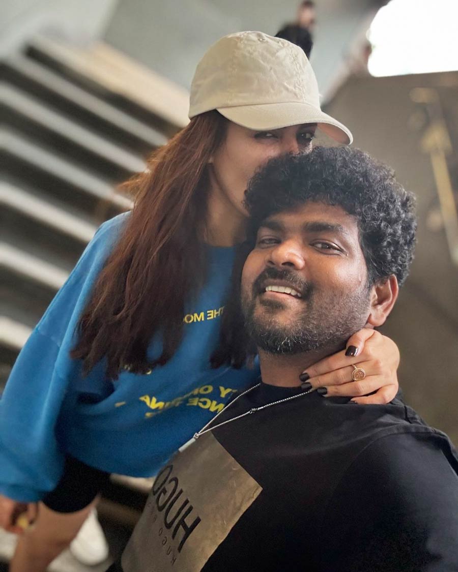 The actress, who shared screen space with Shah Rukh Khan in Atlee’s 2023 blockbuster Jawan, affectionately kissed her husband in one of the photos she shared on Instagram.