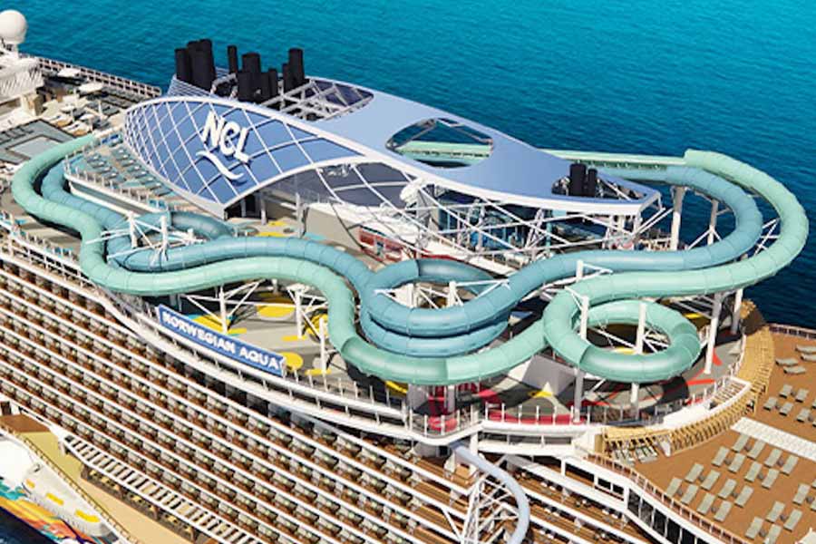 The Aqua Slidecoaster is just what you need for an adrenaline boost on a cruise
