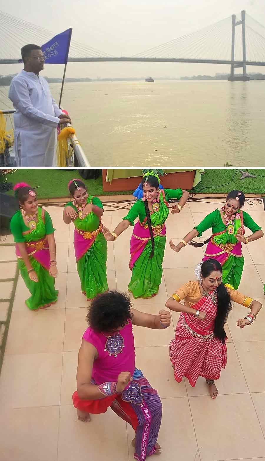Kolkata mayor Firhad Hakim led an awareness drive as part of the Adi Ganga Clean Up Campaign for Ganga Utsav 2024  