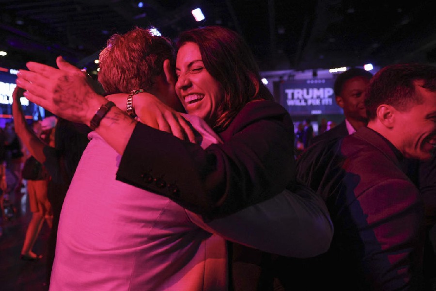  Republican supporters celebrate Donald Trump’s success, in West Palm Beach, Florida, U.S. Reuters