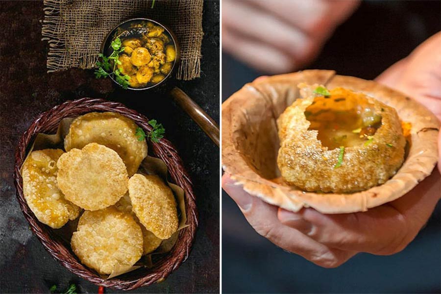 ‘Luchi-alur dom’ or ‘phuchka’ both are very close to Kolkatans’ hearts