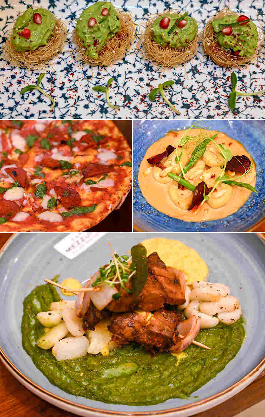 The menu curated by chef Sabyasachi Gorai aka Chef Saby features dishes inspired by European and Mediterranean cuisines. Each item is prepared using fresh, locally sourced ingredients. The new menu includes an array of vegetarian and vegan options, such as the Greek Avocado Basket, Vegan Paradise Pizza, Miso Gnocchi à la Mezzuna, Jackfruit Souvlaki, Broccoli Steak and more