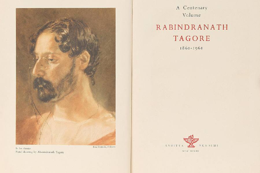 Title page of Rabindranath Tagore 1861-1961, A Centenary Volume