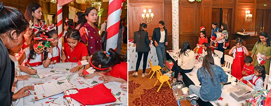 The children could also make their own truffles and take them home or even visit Santa and write their wishes to him, provided they were on the Nice List of course!