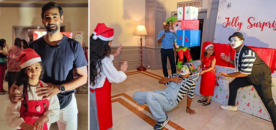 Shayan Munshi and daughter Noa were seen having a ball with the mime artistes. ‘This has been so wonderful, I feel like I have become a child again. My daughter and I are having a blast and we are looking forward to the other performances,’ the actor saidd