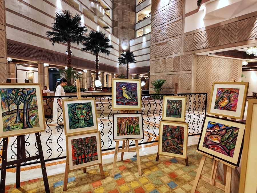 Artist Chandrima Roy is hosting an exhibition of her paintings at Taj Bengal till November 11  