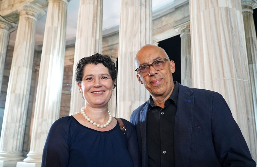 US consul-general Kathy Giles-Diaz and husband Miguel were all smiles after the concert. ‘I especially love Western classical music, so this concert was even more special,’ said Giles-Diaz 