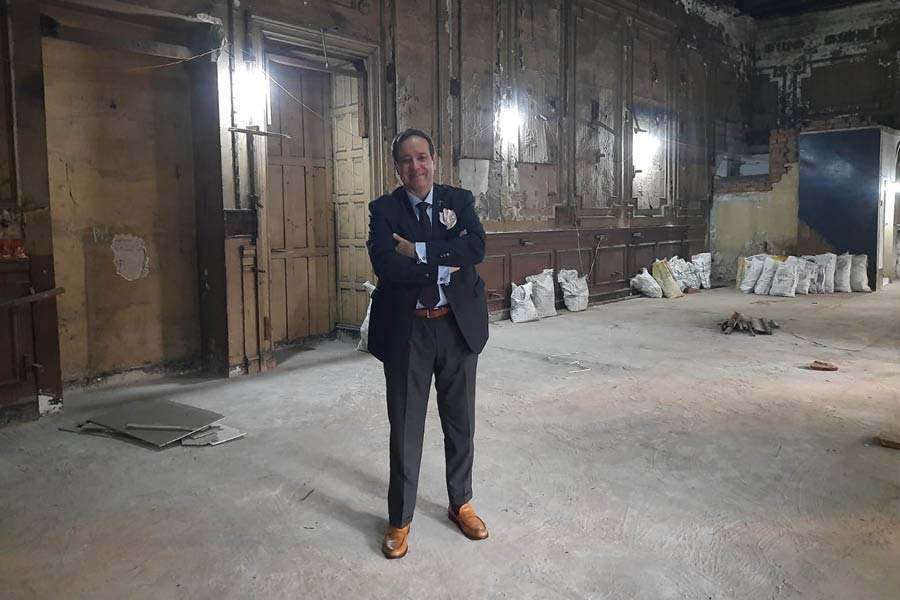 De Barbieri at the space where Peliti’s was located