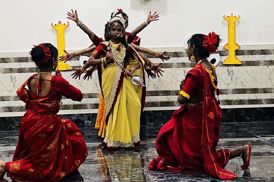 Bishop George Mission School durga puja celebrations