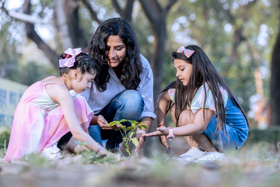 Little everyday things like helping plant a kitchen garden to DIY toys and supporting eco-conscious brands can go a long way in inculcating sustainable practices in kids