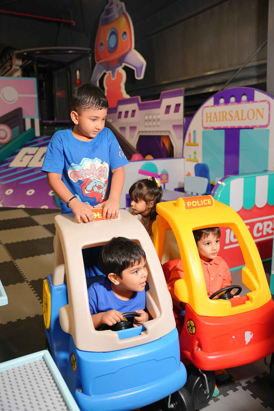 With trained staff ensuring safety, little ones can also hop onto  cute police cars and pretend to be a cop for the day! Space Jump is at 152 Remount Road, Alipore. Timings: 11am - 9pm. Entry: Rs 1,000 onwards for Trampoline Park on weekdays, Rs 1,250 onwards on weekends, Rs 800 for Soft Play area on weekday and Rs 1,000 onwards on weekends (all inclusive)