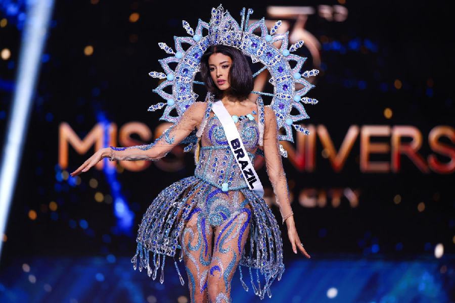 Miss Brazil Luana Cavalcante takes part in the National Costume show during the 73rd Miss Universe pageant in Mexico City, Mexico November 14, 2024.