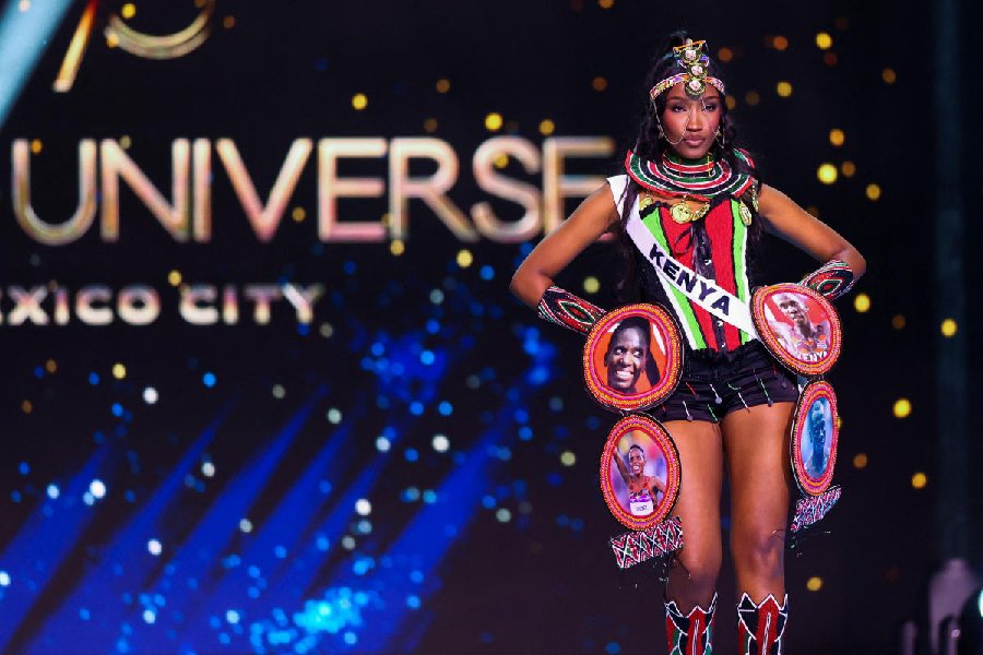 Miss Kenya Irene Mukii takes part in the National Costume show during the 73rd Miss Universe pageant in Mexico City, Mexico November 14, 2024.