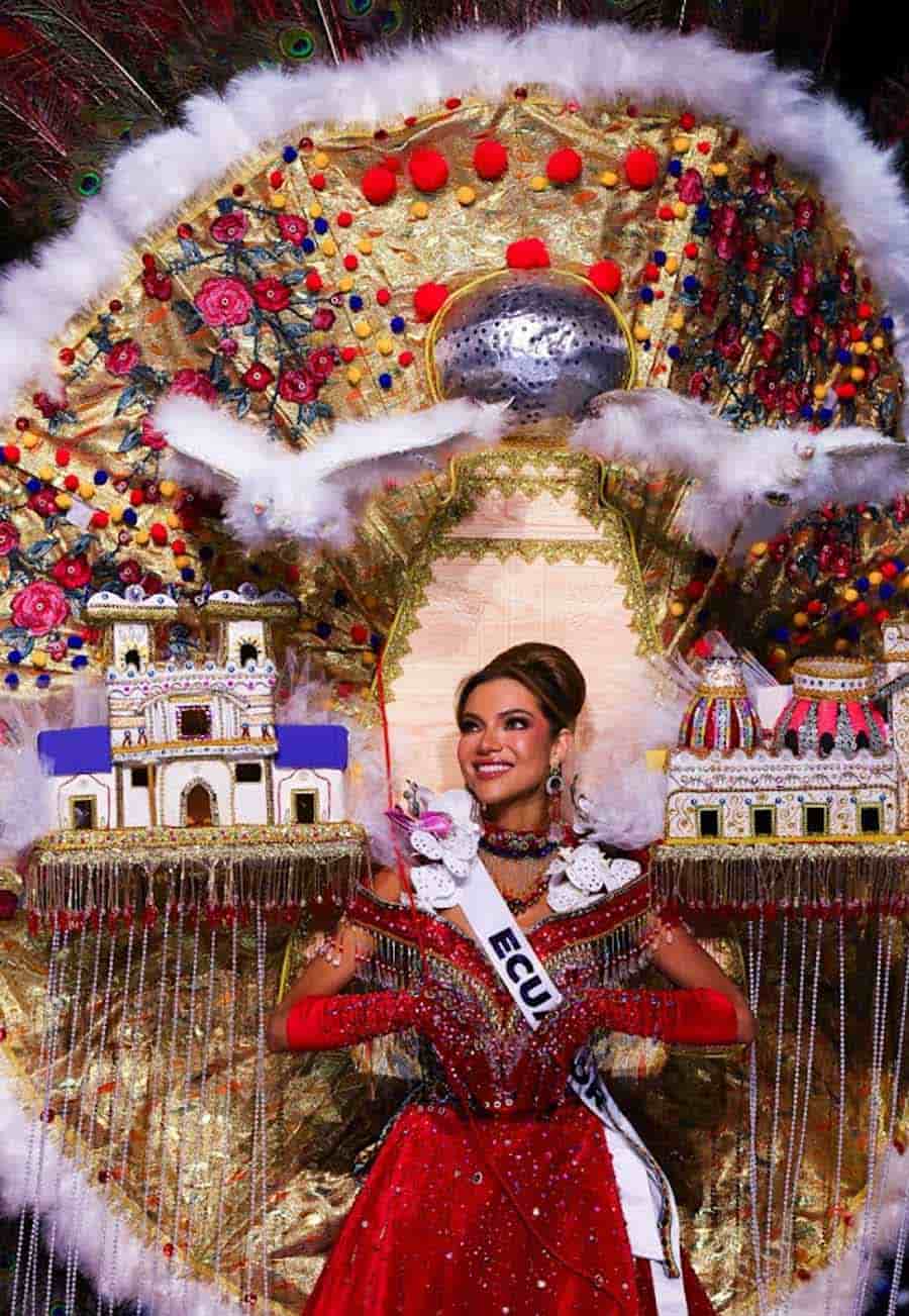 Miss Ecuador Mara Topic takes part in the National Costume show during the 73rd Miss Universe pageant in Mexico City, Mexico November 14, 2024.