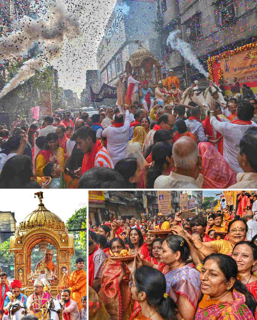 Mahabir Pareshnath rally was held from Bysack Lane, Burrabazar, to Belgachia on November 15  