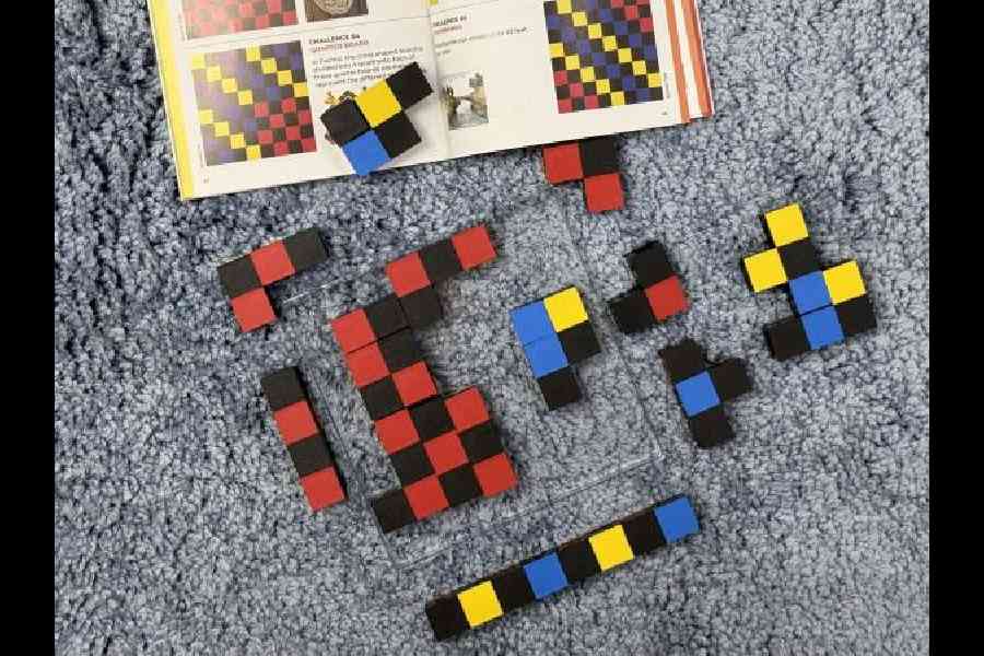 The challenge lies in using all the pieces in the right combination. Some challenges may take a few minutes while others would take hours