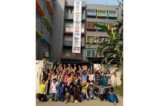  The day continued with a friendly cricket match between teachers and students, and a vibrant Garba dance by senior girls. Other students had a fun movie time in their classrooms. It was a day of laughter, togetherness, and unforgettable memories, embracing the spirit of childhood.