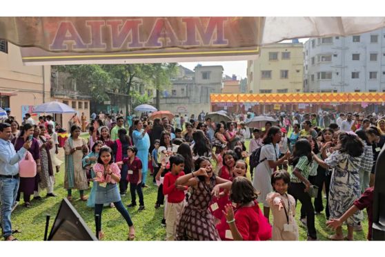 Julien Day School, Ganganagar celebrated Children's Day with the 'Annual School Fete' held at the sunny grounds of Julian Nursery School which buzzed with vibrant energy and excitement. Families, students, and community members gathered for a day filled with joyous celebrations. The colorful array of stalls adorned with handmade crafts, delectable treats, and captivating games enticed visitors from all corners. 