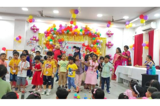 Kalyani Public School, Barasat's Children's Day Celebration was a delightful affair filled with laughter, joy and vibrant energy of both teachers and students.The day commenced with lightning of the lamp, garlanding and paying homage to Pandit Jawaharlal Nehru.