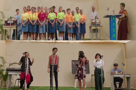 The lighting of the lamp was followed by a captivating performance by Akshar’s school choir. Their melodious songs enchanted the audience, setting a harmonious tone for the festivities. The inauguration was also laced with laughter, courtesy of a skit titled “To Count or Not Count,” leaving attendees in stitches and adding a delightful twist to the start of the event.