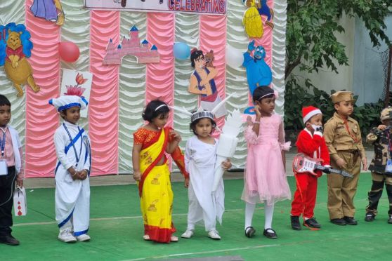 The students and personnel of Rishi Aurobindo Memorial Academy celebrated the grand hours of Children's Day with gaiety and fervor to commemorate the 135th birth anniversary of Pandit Jawaharlal Nehru. The day began with a special arrangement in the assembly ground meant solely for the pickney, where the principal and other teachers addressed the students, highlighting the significance of the day and the importance of acknowledging a child's right and place in society