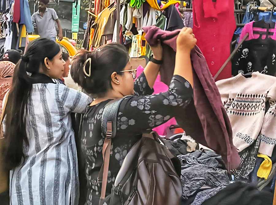 The nip in the air has triggered  an increase in the sale of winterwear in the New Market area