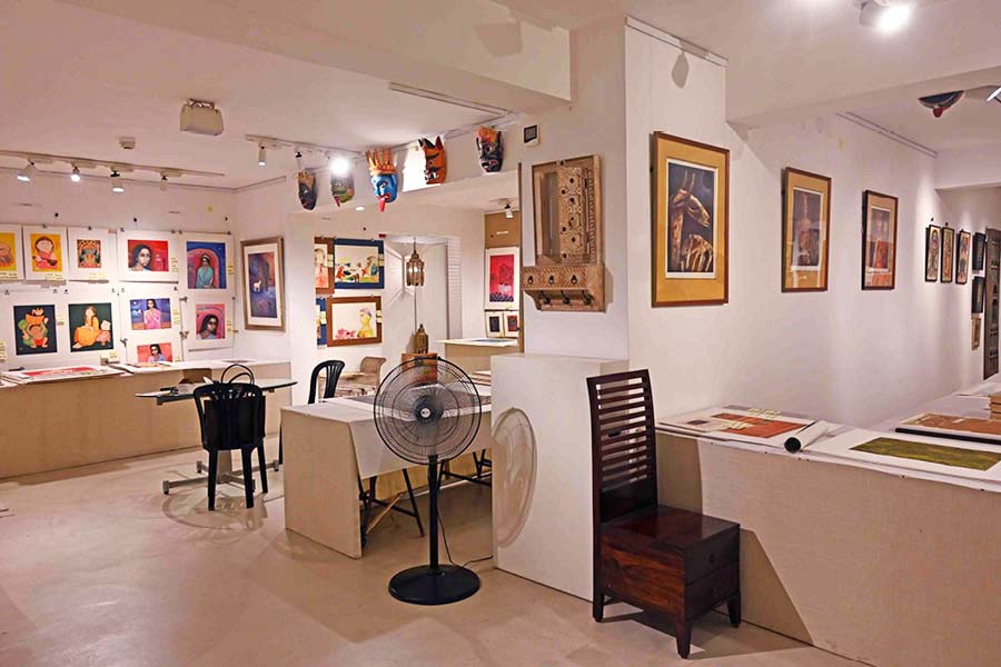 Varied artists’ works adorning the walls of CIMA