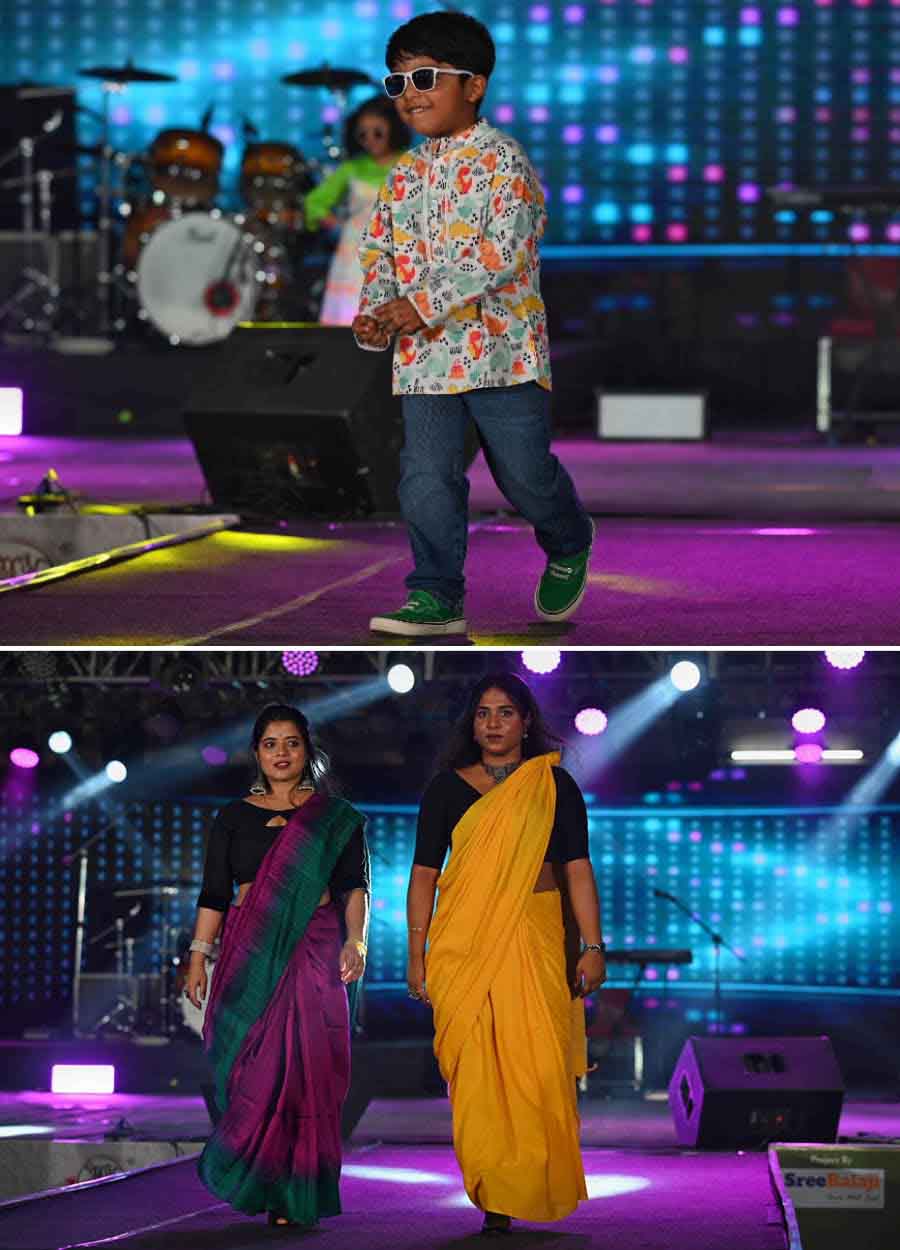 Participants at a fashion show that was part of Bengal Rising 3.0 on Day 2