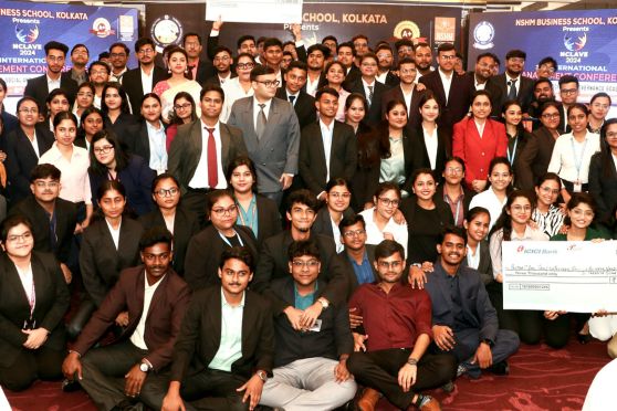 NSHM Business School,Kolkata celebrates student success at NCLAVE 24, fostering a culture of innovation and excellence