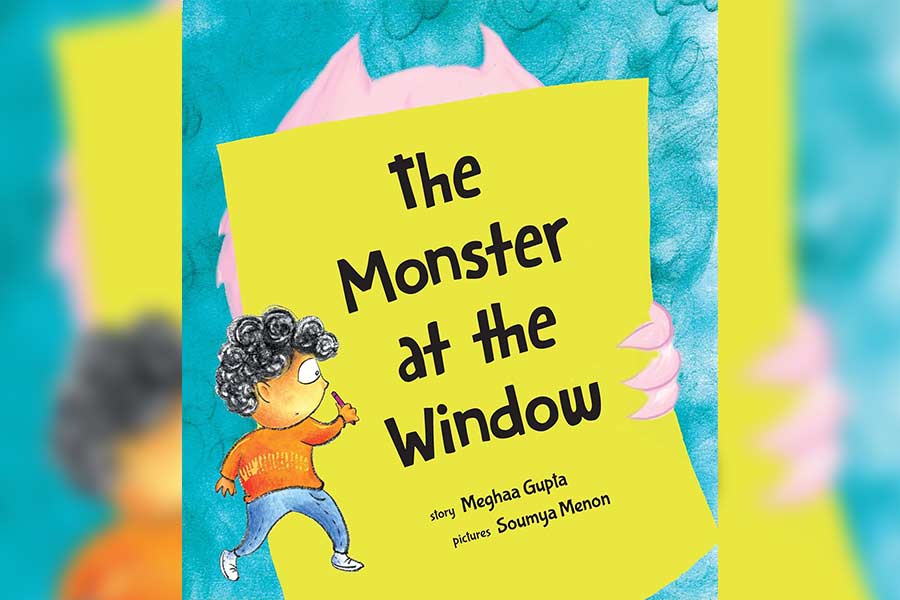 Book cover of 'The Monster at the Window'
