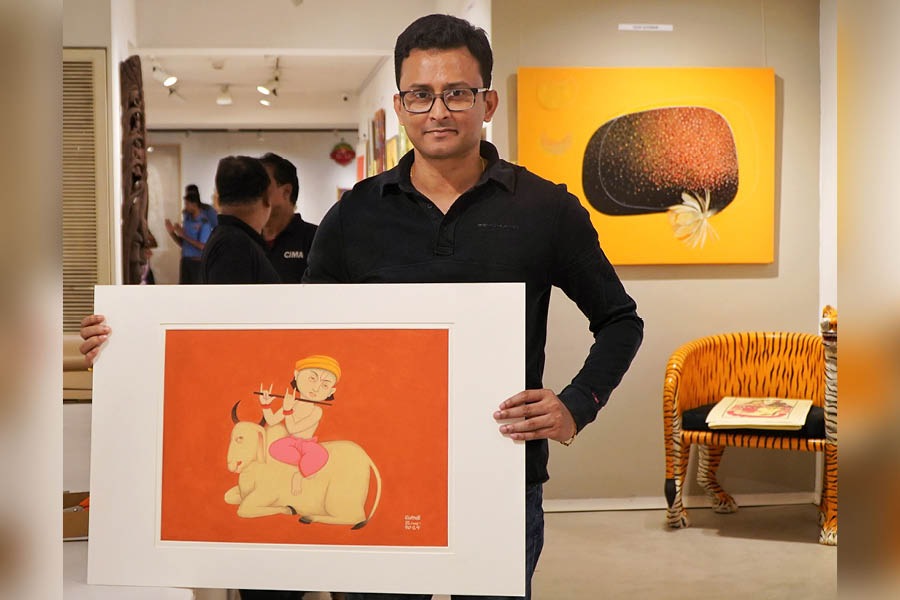 Arunava Sen got hold of his first Subir Dey painting