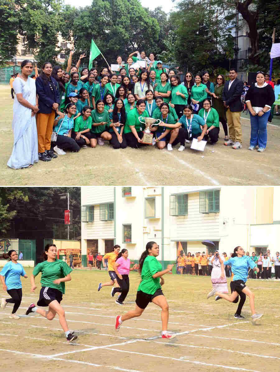 The department of political science bagged the overall winners’ trophy at the 2024 Loreto College Annual Sports Day, organised at the St Xavier's Collegiate School Ground (primary section) on November 23. From track and field events to team sports to novelty races for professors, office staff and parents, the day was a fun-filled affair championing the spirit of athleticism and fair play