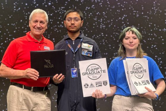 Ayan Deghuria, from MDB DAV Public School, Bankura, represented India at the prestigious International Air and Space Program 2024.