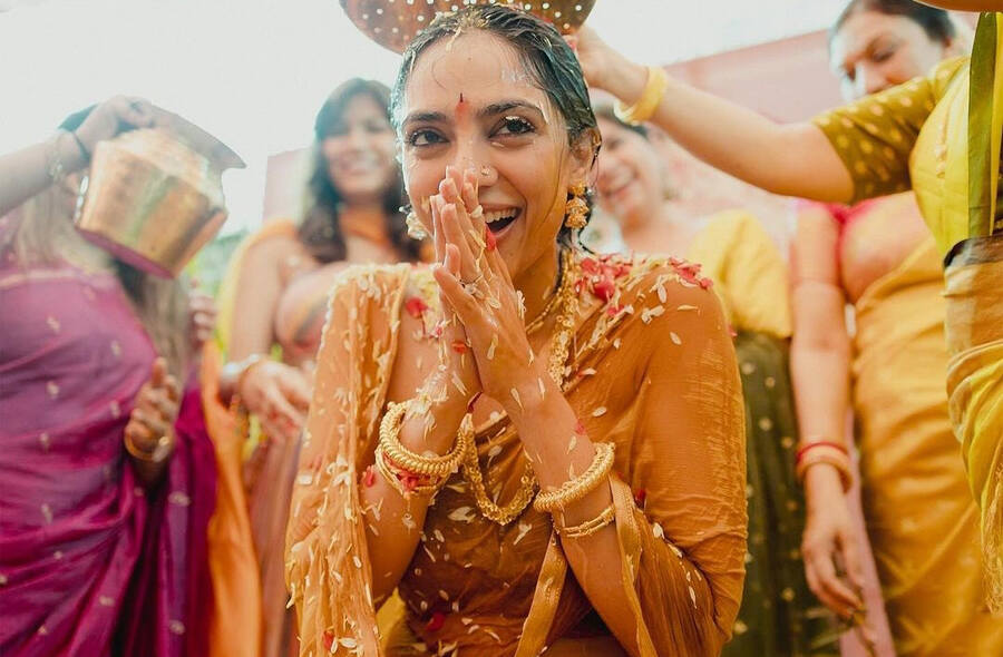 Sobhita Dhulipala got engaged to Naga Chaitanya in Hyderabad on August 8