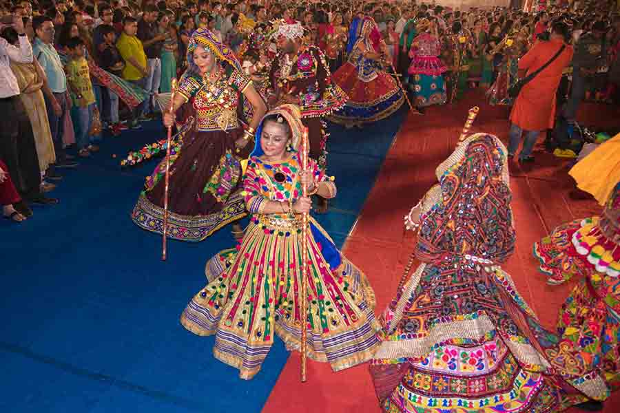 Kolkata has a vibrant culture of Raas Garba, and over the last 70 years, the Gujarati community has gone from relative anonymity to organising packed shows