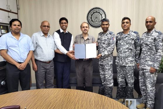 The MoU was signed by Prof Naresh Bhatnagar, Dean (R&D) at IIT Delhi and Group Captain Prashant Pathak, Commanding Officer of 16 BRD, AF