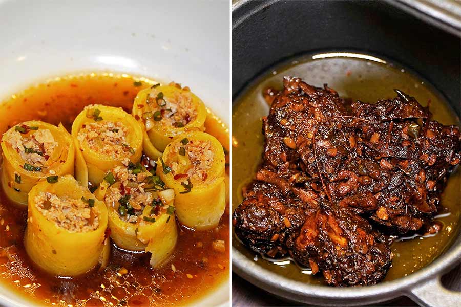 Sachiko’s favourites include the Sesame Chilli Laphing and the Kalo Chicken