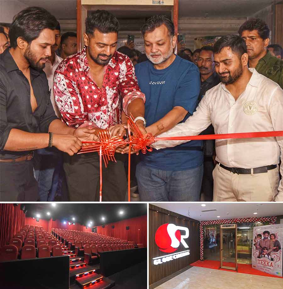 The curtains went up at the iconic Globe cinema after a 20-year intermission on October 6. Actor Dev, filmmaker Srijit Mukherjee and managing director of SSR Cinemas Satadeep Saha were present at the inauguration  